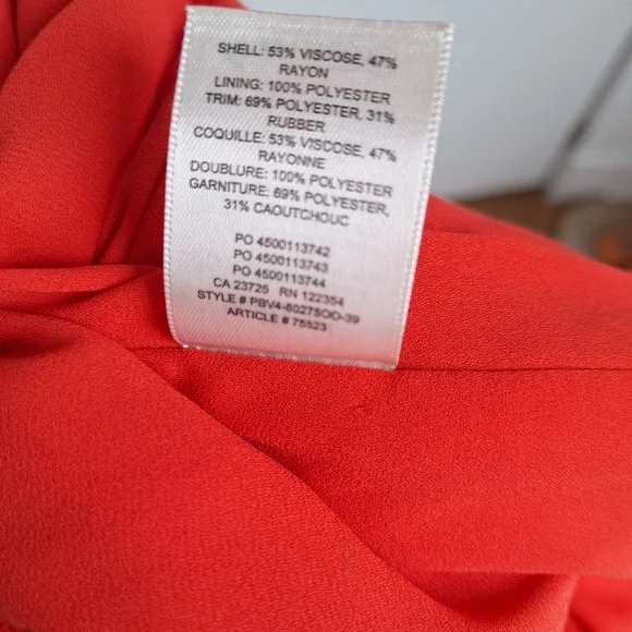 Wilfred Red Floral Mini Dress - Picture 5 of 5